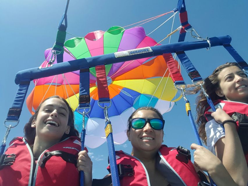 Torrevieja: parasailing experience - The view over Torrevieja and its lagoons