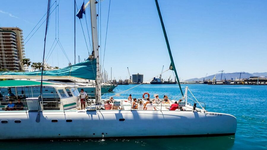Valencia: Catamaran Cruise with Swimming & Optional DJ - Leaving the Marina, Slowly and Pleasantly