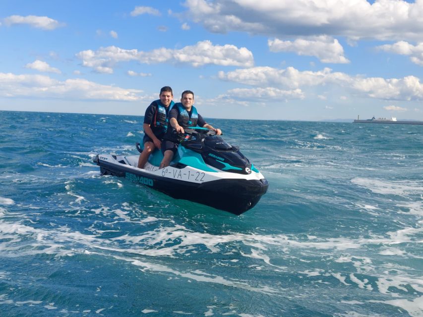 Valencia: Jetski experience with Guide - Sharing one jet ski with two people