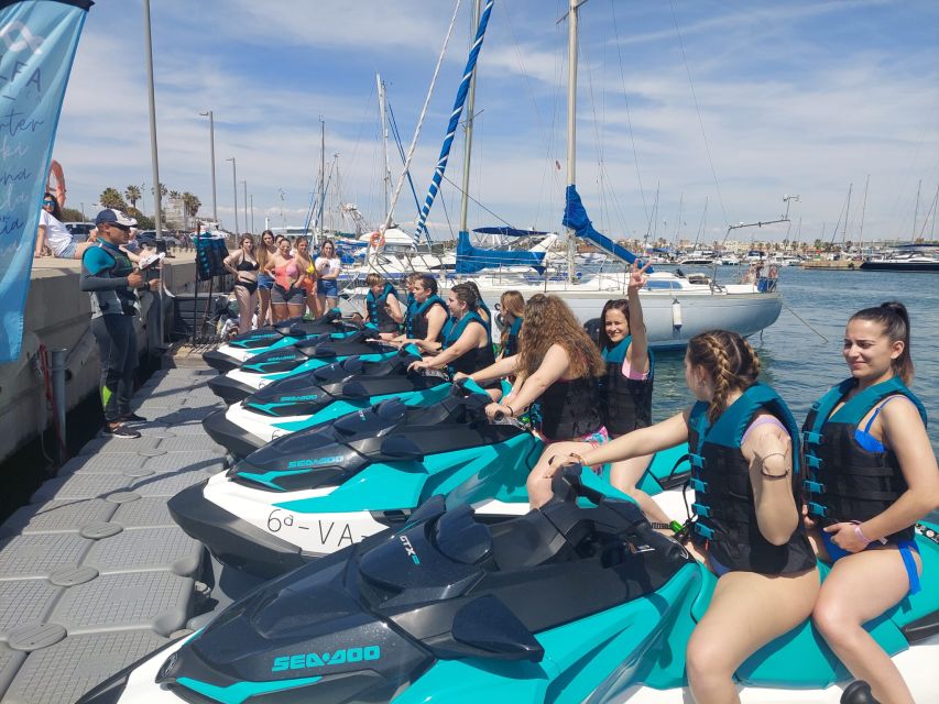 Valencia: Jetski experience with Guide - Riding a 130hp or 160hp jet ski