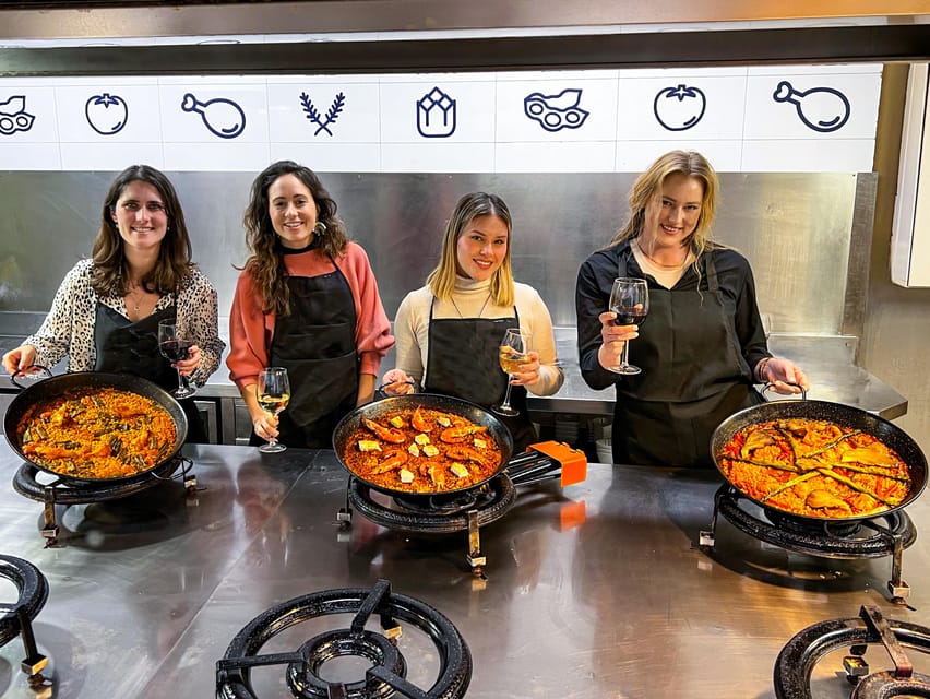 Valencia: Paella Cooking Class with Central Market Tour - From Plaza de la Virgen to Central Market
