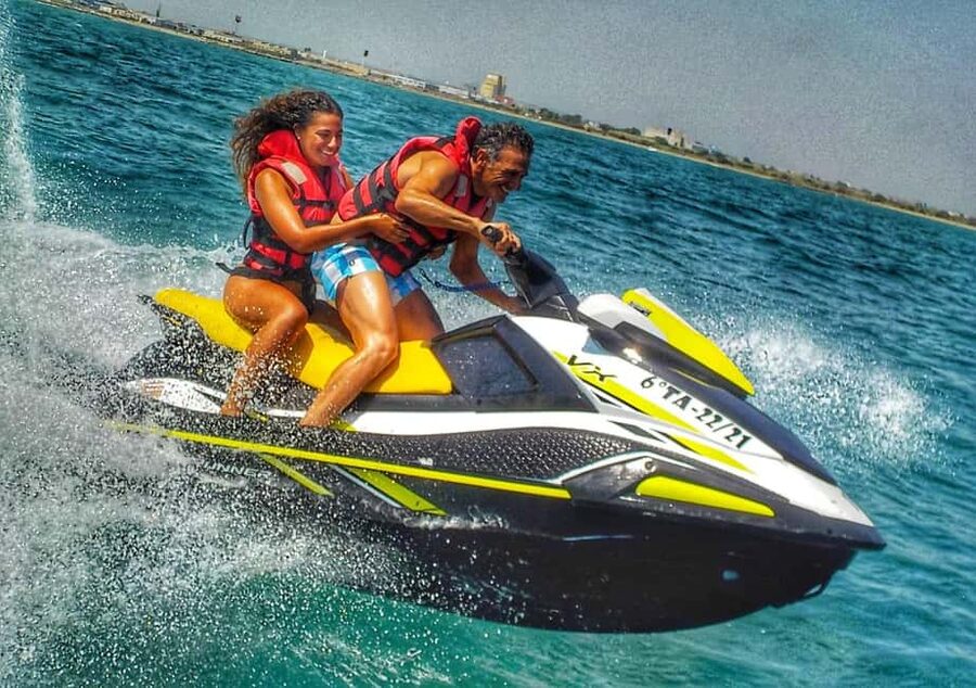 Valencia: Pobla de Farnals JetSki Rental, photos &BeachClub - Leaving Pobla Marina for the Valencia coast