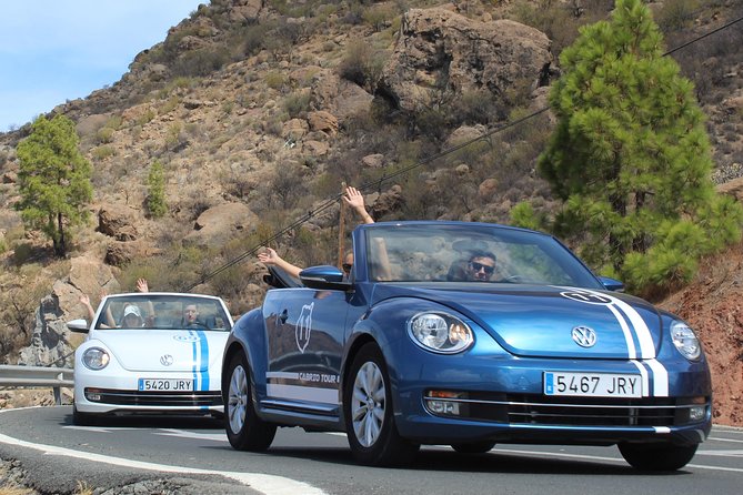Vw Beetle Convertible Island tour Discover the island on a different way - The first climb through San Bartolomé and Ayacata